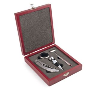 Caja de Madera 4 Accesorios