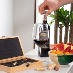 Caja de Bambú 4 Accesorios