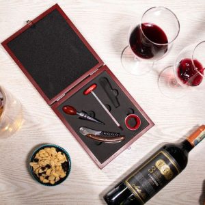 Caja de Madera 5 Accesorios