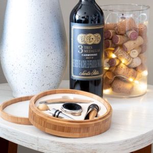 Caja Circular en Bamboo